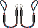 Boat Bungee Dock Lines with 316 Stainless Clips - Shock-Absorbing Jet Ski Dock Line, PWC V1258-DP02-WO-474