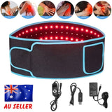 660nm Red & 850nm Near Infrared Light Therapy Heated Wrist Belt Pad Pain Relief V201-W13248965