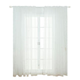 Sheer Curtains Little Star Print Window Screen Curtains for Living Room Dining Room office Hotel 1 V1294-YM0901-H26922W
