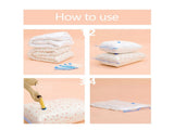 Vacuum Compressed Space Saving Storage Bags with Hand Pump Clothes Travel Organizer V1294-YM0901-JY03764-02