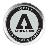 CORTEX ATHENA100 200cm 15kg Womens' Olympic Barbell With Lockjaw Collars V572-CXBB-ATNA100-LC