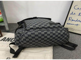 Leisure Leather Backpack Style Double Shoulder Bag Multi functional Backpack University Schoolbag V1192-AZ-W-16381