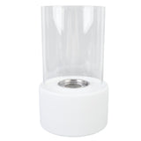 Table Top Fireplace Potable Smokeless Indoor Outdoor Tabletop Fireplace Centerpiece for Home White V1294-YM0901-3114240099812