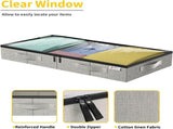2 Pack Underbed Storage Bags with Reinforced Handles and Clear Window, Storage Boxes for Clothes, V1237-ZY00B0C2BQQ24Q