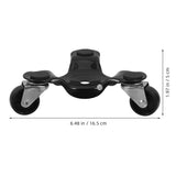 Furniture Transport Dolly 4Pcs Three Wheel Design Carbon Steel For Business Relocations V1366-AZ2-W-19369