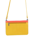 Pierre Cardin Genuine Leather Ladies Wallet Clutch Bag - Orange/Yellow V563-PC-3264-ORA_YELL