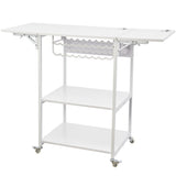 Heat Press Table 3Tier Movable Heat Press Stand Foldable with Wheels White V952-RYJGZTBS3CDGDNP3UV0
