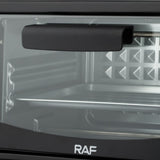 Compact 7L Countertop Electric Oven with Adjustable Temperature and Timer, Metal Housing, Visible V1341-ZY-VS82TKM8-BLACK