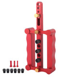 Self Centering Doweling Jig Borehole Locator with Scale Kit DIY Woodworking Tools V1294-YM0718-3111200303011