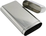 Stainless Steel Travel Case Portable Holder for Light Humidor Storage Accessories with Handle V1189-WXFBOL-137-1