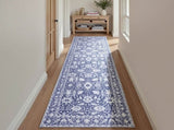 Artiss Hallway Runner Rug 80X300cm Soft Velvet Washable Modern Kitchen Mat FLR-2133-80X300-GR
