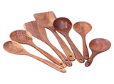Wooden Spatula Spoon Set Kitchenware Utensil Nonstick Mixing Spatula Pot Spoon with Long Handle for V1294-YM0901-3118210209911