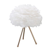 Feather Table Lamp Adjustable Color Brightness Rechargeable Touch Control Decoration Night Light V1294-YM0716-3119220111511