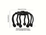8-Claw Full-Coverage Smart Massager Human-like Kneading, Immersive Head Relaxation BLACK V1102-TBAMY001