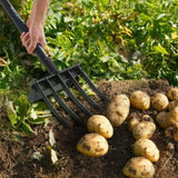 VEVOR 5 Tines Garden Fork Metal Handle 41 in Spading Pitchfork Y Grip Heavy Duty V952-HYCWJCGC5C1JS1RA7001V0