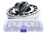 SWETRACE Bearing Steel Ball Assortment 580Pcs Round Easy Installation Mechanical Components 1X1X1CM V1189-LWWAL-20260327-03347
