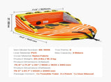 Towable for Boating, 1-3 Riders Inflatable Boats and Towables, 510lbs Water Sport Towable V952-CQTL2SFDX3R0W43OPV0