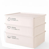 Underwear Panties Socks Box Close-fitting Clothing Storage Box Drawer Three-piece Cover with V1107-UNDERWEAR PANTIES SOCKS BOX-BLUE