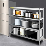 VEVOR Storage Shelf, 4-Tier Stainless Steel Shelving, Storage Shelving Unit, 70.9 x 17.7 x 59.1 Inch V952-BXGHJYCCBD72413JDV0