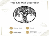Tree Life Wall Decoration Metal Tree Wall Sculpture V63-842501
