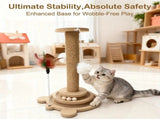 Bestselling Interactive Cat Scratching Post Sisal Scratching Board Rotating Ball Track Feather V1232-MZZ001