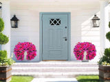 Artificial Faux Bougainvillea Flowers Plants for Outdoor Decoration, 1 PCS Fake Silk Long Trailing V1370-AZ4-12419