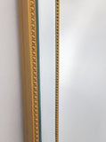 Gold Beaded Framed Mirror - Free Standing 50cm x 170cm V292-MIRR-BDD013
