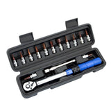 14in 2-24Nm Torque Spanner Adjustable Torque Wrench Bicycle Repair Tool Kit Set Tool y14052 V1366-AZ2-W-21763