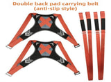 2-Person Adjustable Moving Straps Set with Padded Shoulder Harness and Anti-Slip Silicone Moving V888-ELOSUNG55569