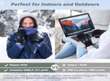 USB Heated Gloves, Winter Warm Heated Gloves Touchscreen Gloves Hand Warmers Work Gloves Unisex V1259-DP01-A-4125