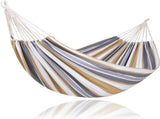 Large Hammock for Tree, Outdoor Tree Fabric Hammock Only, Coffee Stripes V1258-DP02-WO-941