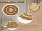 7 pcs Set Handmade Bohemian Wall Hanging Basket Wicker Rattan Wall Decor For Bedroom Dining ROom V1188-MS-227-1568