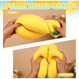 Giant Banana Squishy Fidget Toy, 47cm Oversized TPR Soft & Durable, Washable High-Rebound Stress V1385-XJNNL-ZM-001