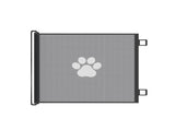 Retractable Pet Safety Gate 110x78cm Paw Print Mesh Dog Barrier No Drill Retracting Fence for Stairs V888-ELOSUNG44564