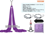 Aerial Silk & Yoga Swing, 8 m Length, Aerial Yoga Hammock Kit with 100gsm Nylon Fabric, Full Rigging V952-DCK822X28MSZR9A6KV0