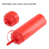 340ml 10pcs / Set Plastic Condiment Dispenser for Sauce Oil Cream Vineger V1294-YM0727-JY13524-03