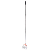 Manual Rotary Cultivator Tool Stainless Steel Teeth Adjustable Handle Garden Hand Tiller for Lawn V1294-YM0901-3111240320711