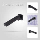 Bath In Wall Swivel Spout in Matte Black V63-848071