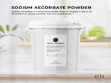 Orku 1.2Kg Sodium Ascorbate Tub - High Purity Soluble Crystalline Powder V238-SUPDZ-28715134943312