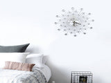 Fashion Luxury Diamond studded Metal Wall Clock Living Room Bedroom Decor V1294-YM0901-JY01479