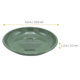 Vintage Dark Green Enamel Tray for Appetizer Holding and Roast Potato Baking At Home and Events V1370-AZ4-09676