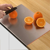 Stainless Steel Cutting Boards for Kitchen, Cutting Board with Counter Lip, Cutting Board with V1369-AZ3-W-19059