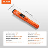 VEVOR Metal Detector Pinpointer IP68 Waterproof Handheld Detector Wand with LCD V952-JCKJSTCBSIP62MUFKV9