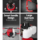Giantz Petrol Post Hole Digger Motor Only Engine Red DI-SF-OV-N-RDBK