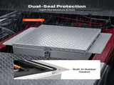 Truck Bed Tool Box, Heavy Duty Aluminum Tool Box with Diamond Plate, Storage Toolbox Chest Organizer V952-CZGJX22INCHYB90W5001V0