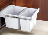 Pull Out Bin Kitchen Double Dual Slide Garbage Rubbish Waste 10L20L V63-824211