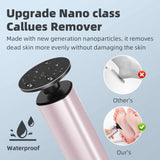 Rose Glod Rechargeable Electric Foot File with 9 Speed Settings - Callus Remover for Smooth Feet V888-ELOSUNG23516