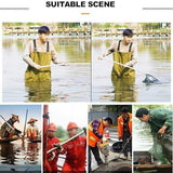 Waist Pants, Thickened Rain Boots, Water Pants with PVC Waterproof, Anti Slip, Wear-Resistant V1107-133-68369-CAM1-40