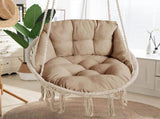 Swing Egg Chair Outdoor Indoor Hanging Chair Thickened Hanging Basket Seat V1366-AZ2-W-12594