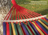 Living Room Hammock with Tassels, Outdoor Folding Camping Hammock for Garden, Patio, V1192-AZ-W-11990